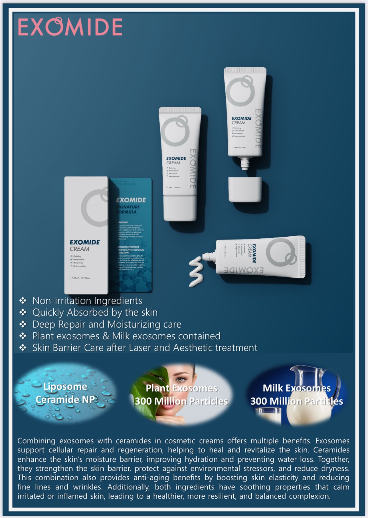 Exomide Exosomen Creme 30 Gramm